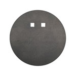 AR500 8" Diameter Rifle Target
