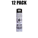 Black Target Paint - 12 Pack