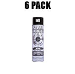 Black Target Paint - 6 Pack