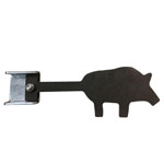 AR500 Steel NRA Hog Silhouette