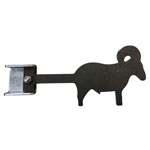 AR500 Steel NRA Ram Silhouette