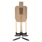Steel - IPSC A Zone - Heavy Base with Target Holder - Handgun & Rifle Rated