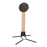 Steel Target - 10" Round - Standard Base - Handgun Rated