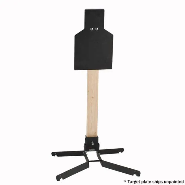 Steel Target - IPSC Torso - Heavy Base - Handgun Rated